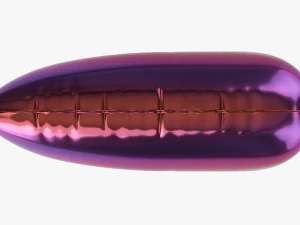 Foil balloon number 7 seven 3D Model