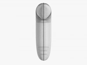 Foil balloon number 7 seven 3D Model