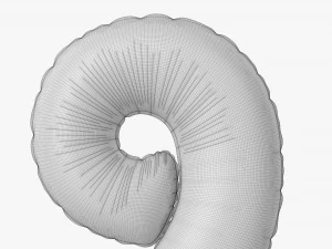 Foil balloon number 9 nine 3D Model