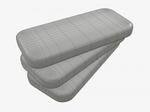 Gold ingots 03 Modelo 3D