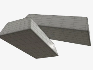 Gold ingots 04 3D Model