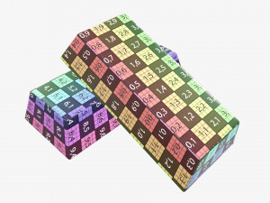 Gold ingots 04 Modelo 3D