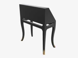 Hinged door bureau Modelo 3D