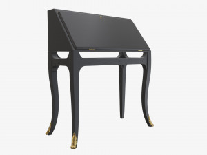 Hinged door bureau Modelo 3D