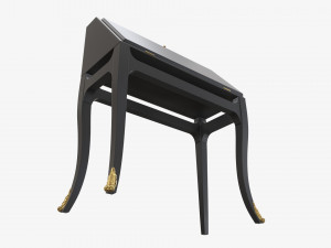 Hinged door bureau Modelo 3D
