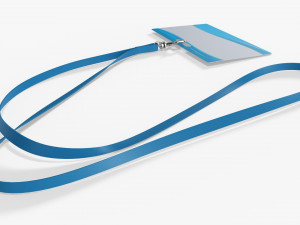 Identity card on strap narrow Modelo 3D