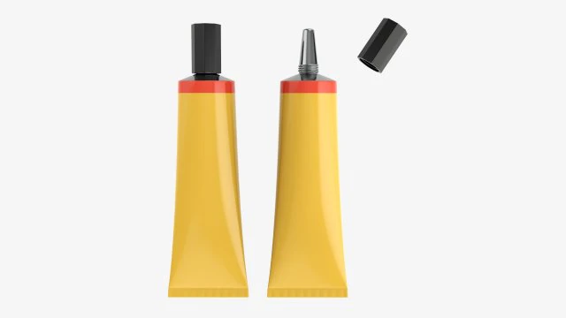 Tubo di supercolla istantanea 01 Modello 3D .c4d .max .obj .3ds .fbx .stl .blend