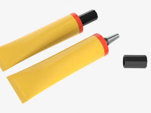 Instant super glue tube 01 Modelo 3D