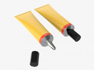 Instant super glue tube 01 Modelo 3D