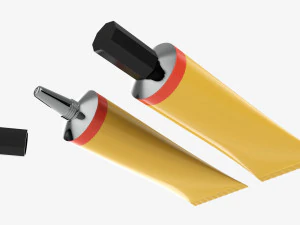 Tubo di supercolla istantanea 01 Modello 3D