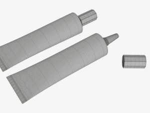 Tubo di supercolla istantanea 01 Modello 3D