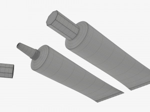 Instant super glue tube 01 Modelo 3D