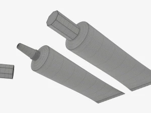 Tubo di supercolla istantanea 01 Modello 3D