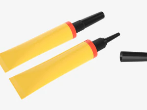 Instant super glue tube 02 3D Model