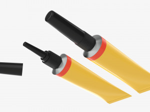 Instant super glue tube 02 Modelo 3D