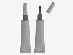 Instant super glue tube 02 Modelo 3D