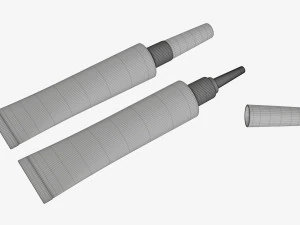 Instant super glue tube 02 3D Model