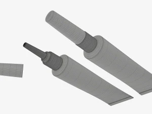 Instant super glue tube 02 3D Model