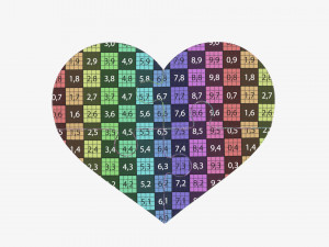 Jigsaw puzzle heart 01 Modelo 3D