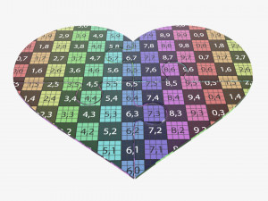 Jigsaw puzzle heart 01 Modelo 3D