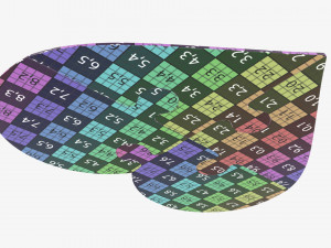 Jigsaw puzzle heart 01 Modelo 3D