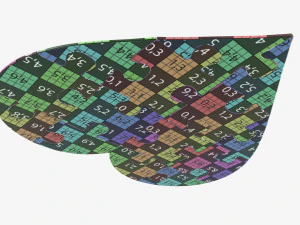 Jigsaw puzzle heart 02 3D Model