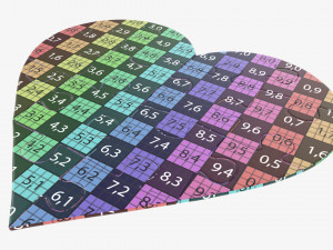 Jigsaw puzzle heart 02 Modelo 3D