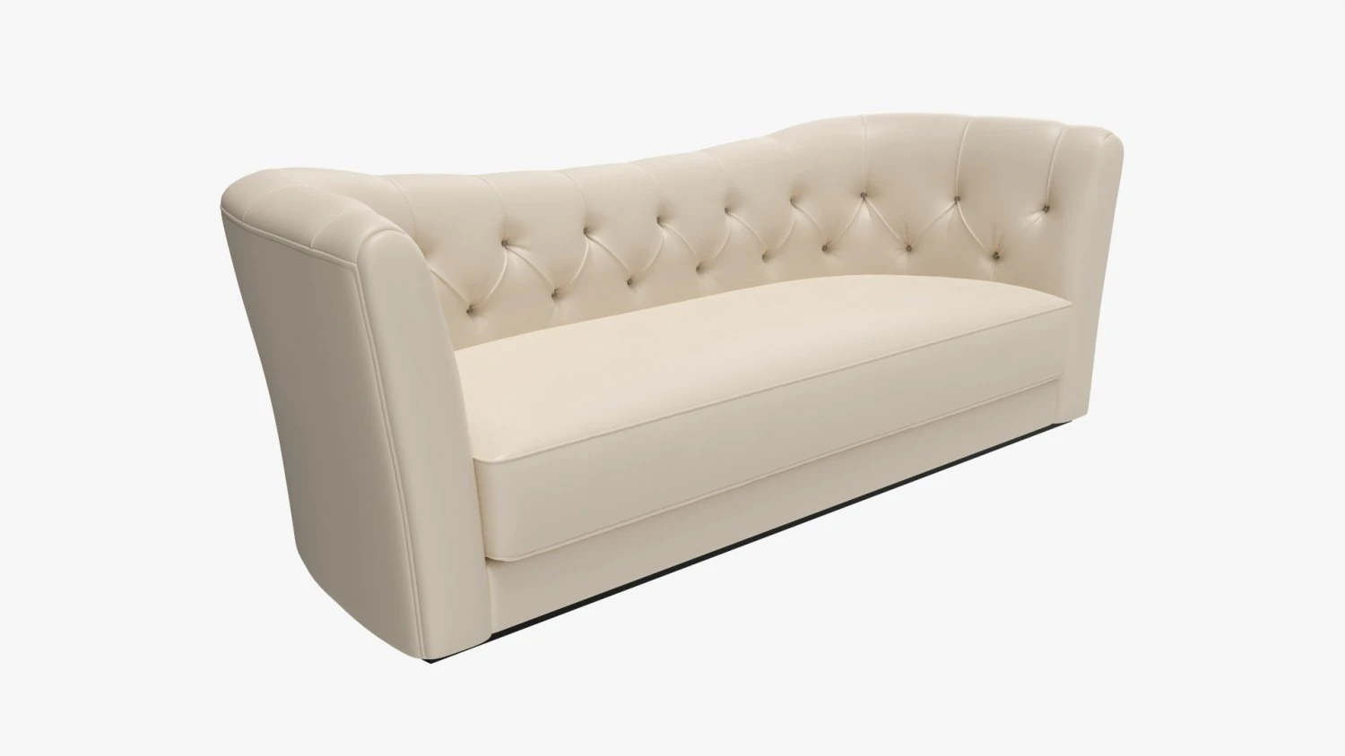 Knole style sofa 3D Model .c4d .max .obj .3ds .fbx .stl .blend 