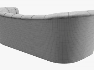 Knole style sofa 3D Model