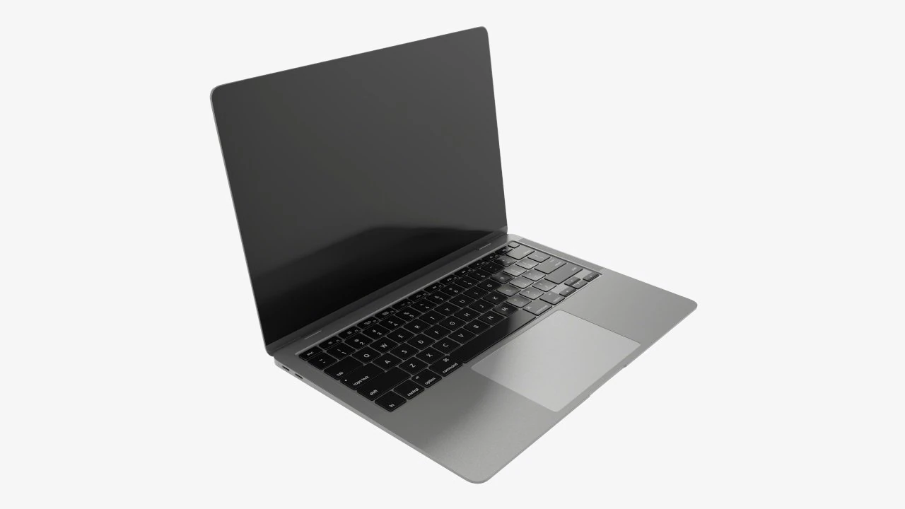 Laptop mockup 01 3D Model .c4d .max .obj .3ds .fbx .stl .blend 