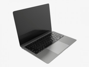 Laptop mockup 01 3D Model