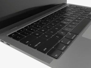Laptop mockup 01 3D Model