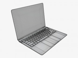 Laptop mockup 01 Modelo 3D