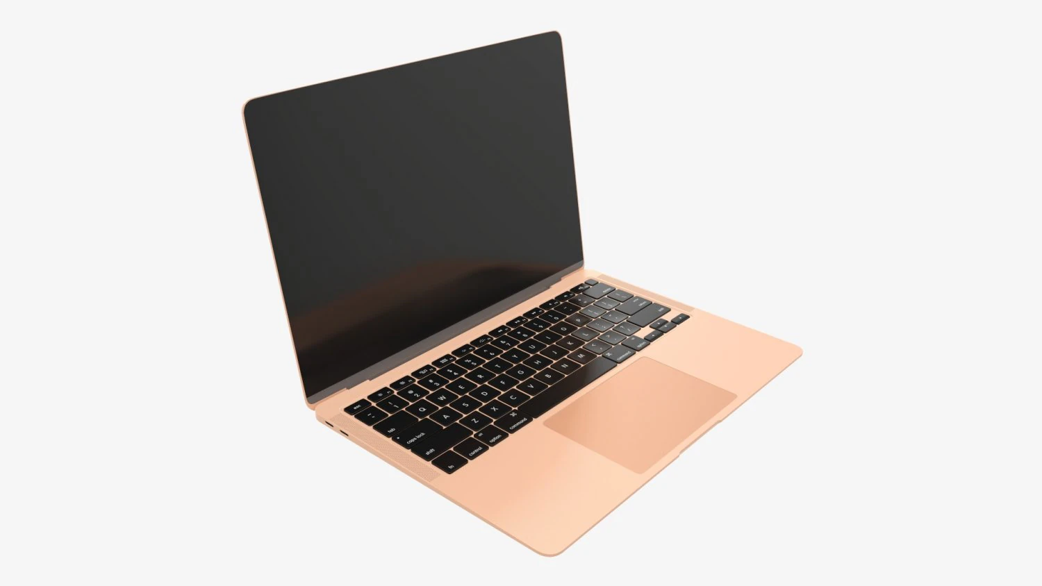 Laptop mockup 02 3D Model .c4d .max .obj .3ds .fbx .stl .blend
