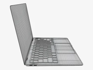 Laptop mockup 02 3D Model