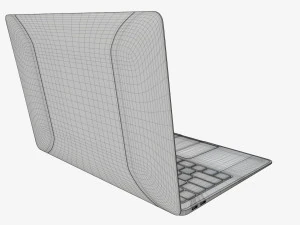 Laptop mockup 02 3D Model