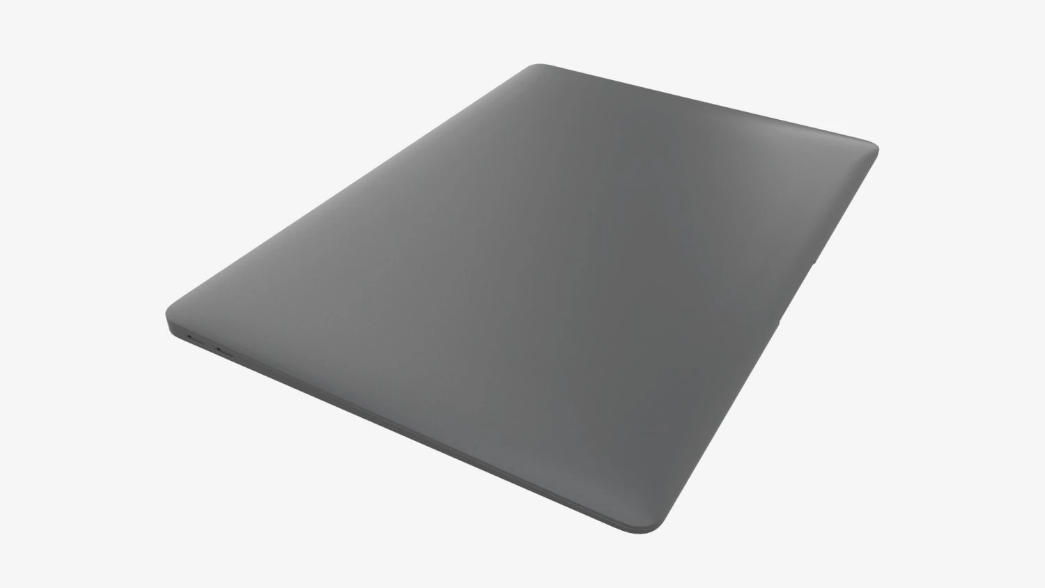Laptop mockup 03 closed 3D Model .c4d .max .obj .3ds .fbx .stl .blend 
