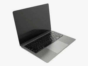 Laptop mockup 03 closed 3D Model