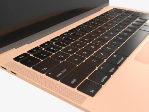 Laptop mockup 04 closed 3D Model