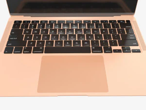 Laptop mockup 04 closed 3D Model