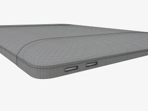 Laptop mockup 04 closed 3D Model