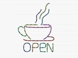 Led neon light sign 02 3D Model