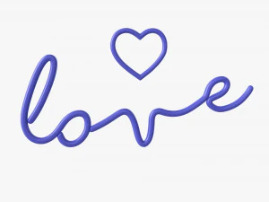 Znak neonowy LED 03 Model 3D