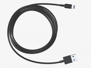 Lightning to USB cable black Modelo 3D