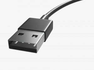Lightning to USB cable black Modelo 3D