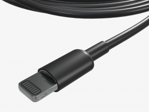 Lightning to USB cable black Modelo 3D