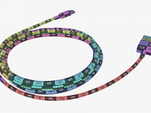 Lightning to USB cable black Modelo 3D
