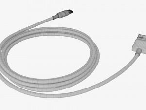 Lightning to USB cable white Modelo 3D