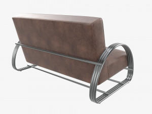 Loveseat sofa Modelo 3D