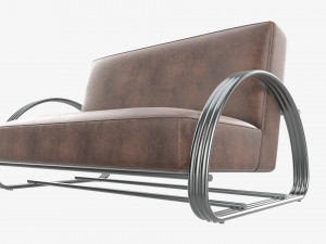 Loveseat sofa Modelo 3D